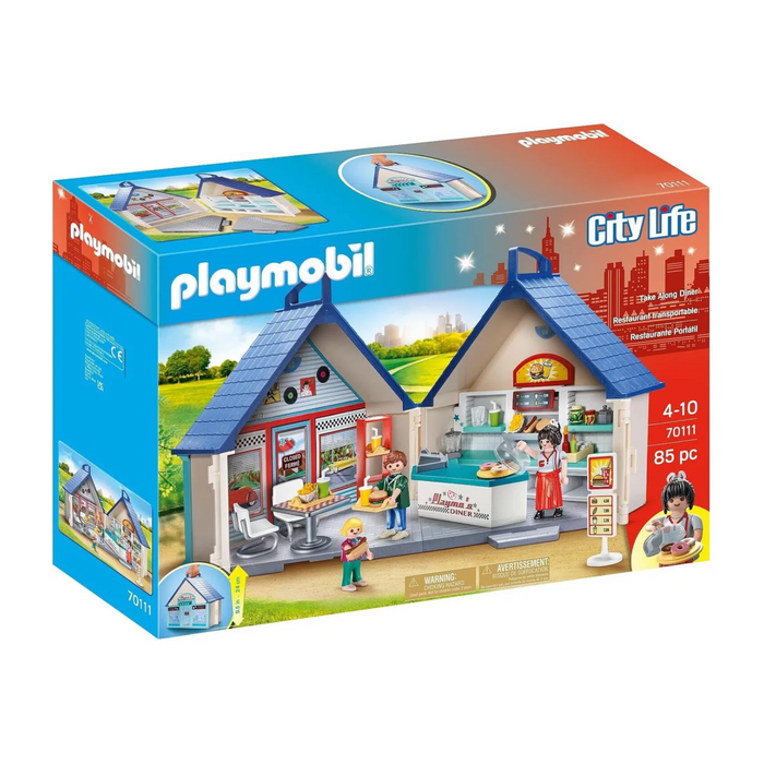 Playmobil - 70111 | City Life: Take Along Diner