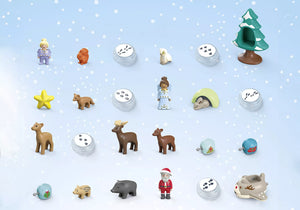 Playmobil - 70297 | 1-2-3 Advent Calendar: Snowy Christmas