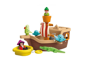 Playmobil - 71769 | Junior & Disney: Peter Pan's Splashing Pirates Ship