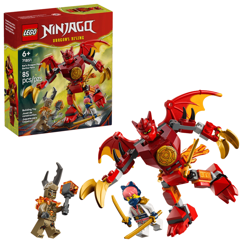 LEGO - 71851 | Ninjago - Kai's Dragon Mech Battle Pack – Castle Toys