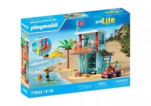 Playmobil - 71903 | My Life - Lifeguard Tower with Beach Buggy