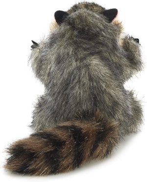 Folkmanis Puppets - 2646 | Mini Racoon Finger Puppet