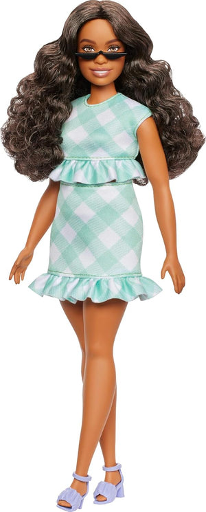 Barbie - HYT96 | Barbie Fashionistas Fashion Doll - #240 Green Gingham Dress
