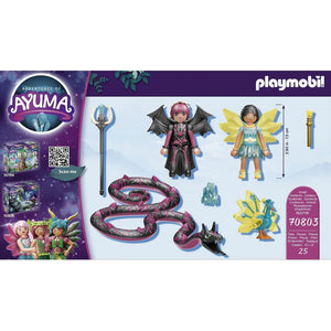 Playmobil - 70803 | Adventures of Ayuma: Crystal Fairy And Bat Fairy with Soul Animal