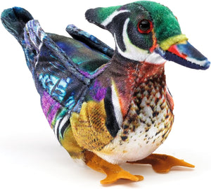 Folkmanis Puppets - 8006 | Mini Wood Duck Finger Puppet