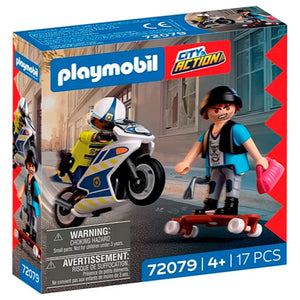 Playmobil - 72079 | City Action - Motorcycle Chase