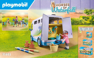 Playmobil - 71493 | Horses of Waterfall: Mobile Horse Riding School