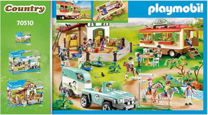 Playmobil - 70510 | Country: Pony Shelter with Mobile Home