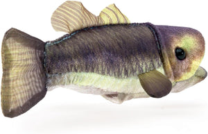 Folkmanis Puppets - 8008 | Mini Largemouth Bass Finger Puppet