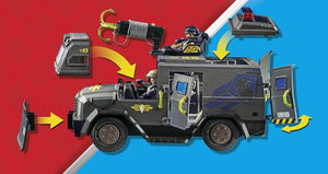 Playmobil - 71144 | City Action: Tactical Police All Terrain Vehicle