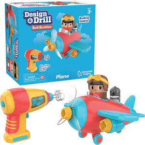 Educational Insights - EI4136 | Design & Drill: Bolt Buddies Plane