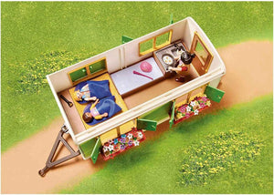 Playmobil - 70510 | Country: Pony Shelter with Mobile Home