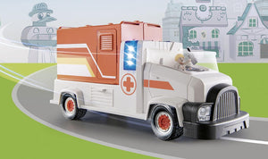 Playmobil - 70916 | Duck On Call: Ambulance Emergency Vehicle
