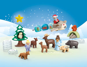 Playmobil - 70297 | 1-2-3 Advent Calendar: Snowy Christmas