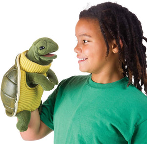 Folkmanis Puppets - 2881 | Turtleneck Turtle Puppet