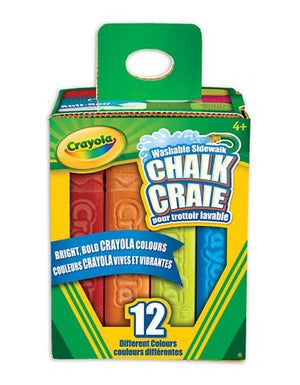 Crayola - 35550 | Sidewalk Chalk, 12 Pieces