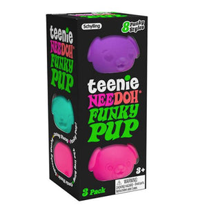 Schylling - FPTND | Teenie Funky Pups NeeDoh (3 Pack - Assorted)