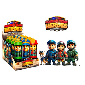 Squeeze Team Heroes Candy