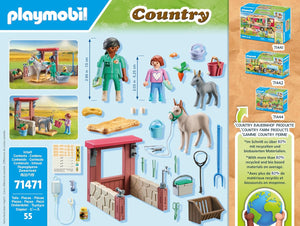 Playmobil - 71471 | Country: Farmyard Vet Starter Pack