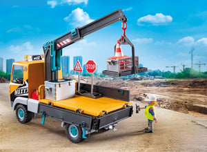 Playmobil - 71750 | Construction Truck with Crane