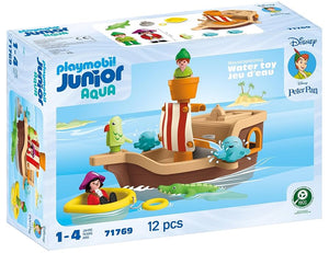 Playmobil - 71769 | Junior & Disney: Peter Pan's Splashing Pirates Ship
