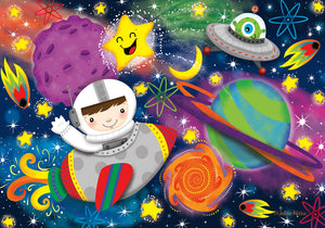 Ravensburger - 03044 | Space Rocket - 24 PC Floor Puzzle