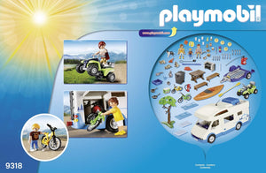 Playmobil - 9318 | Family Fun: Camping Adventure with Canoe that Floats