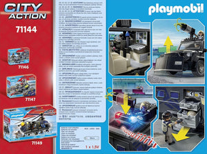 Playmobil - 71144 | City Action: Tactical Police All Terrain Vehicle