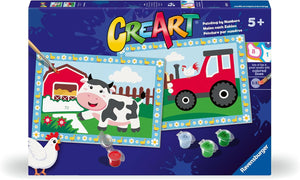 Ravensburger - 25930 | 25930 - CreArt: Farm - Paint By Numbers Set
