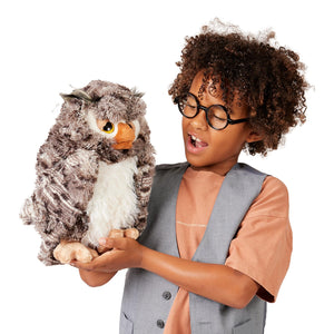 Folkmanis Puppets - 3227 | Wise Owl Puppet