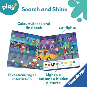 Ravensburger - 13095000 | Search and Shine In The Night - Infant Sensory Book