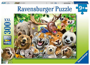 Ravensburger - 13354 | Exotic Animals Selfie 300 PC Puzzle