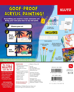 Klutz - 11409 | Canvas Painting Studio Craft Kit by Klutz