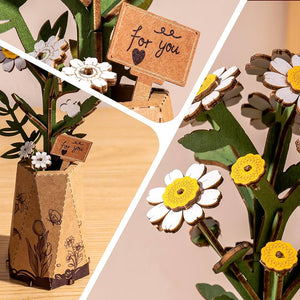Robotime - TW061 | Wooden Bloom Craft - Chamomile