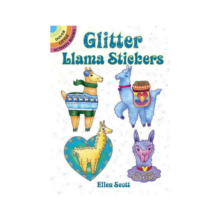 Dover Storybooks - 82913 | Glitter Llama Stickers