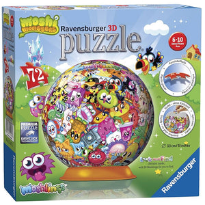 Ravensburger - 12144 | Moshi Monsters - 72 PC 3D Puzzle