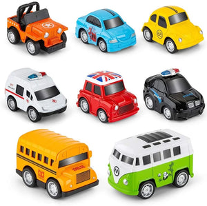 Diecast Pull-Back Vehicles - Mixed (Assorted, One Per Purchase)