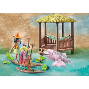 Playmobil - 71143 | Wiltopia: Paddling Tour with River Dolphins