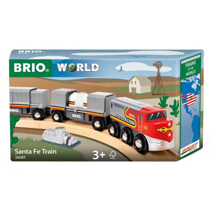 BRIO - 36089 | Santa Fe Train Railway Toy Train