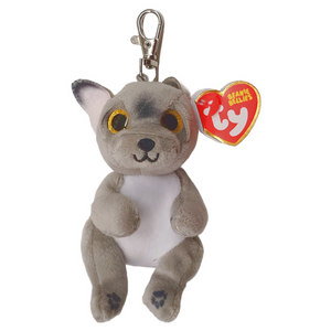 Beanie Babies - 43111 | Wilfred - Dog Gray Belly Clip