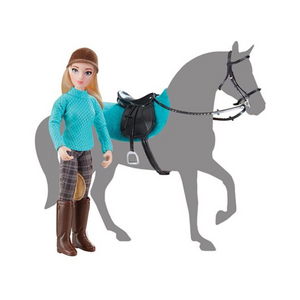 Breyer - 62022 | 1:12 scale | Classics: Heather, English Rider With Tack