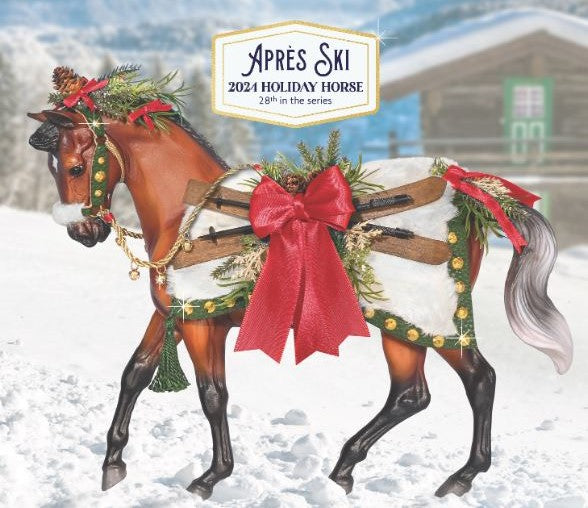Breyer - 700127 | (PRE-ORDER) Apres Ski - 2024 Holiday Horse Special Edition Traditional Size 1:9