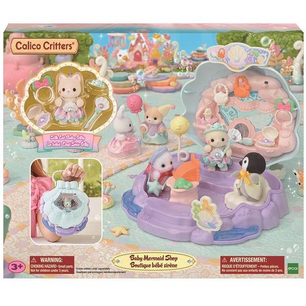 Calico Critters CC2177 Calico Critters Baby Mermaid Shop Set