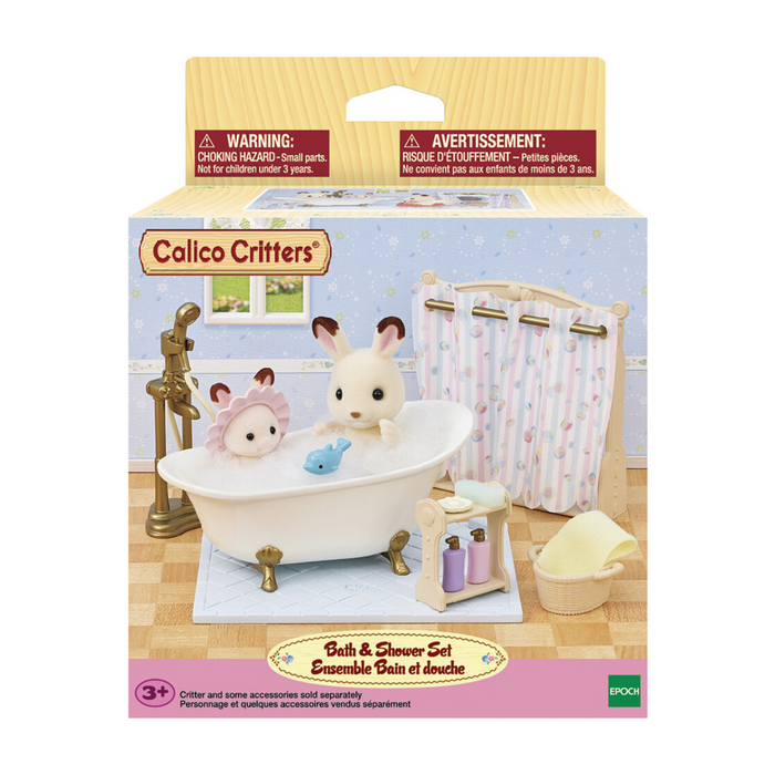 Calico Critters - CC2162 | Bath and Shower Set Calico Critters