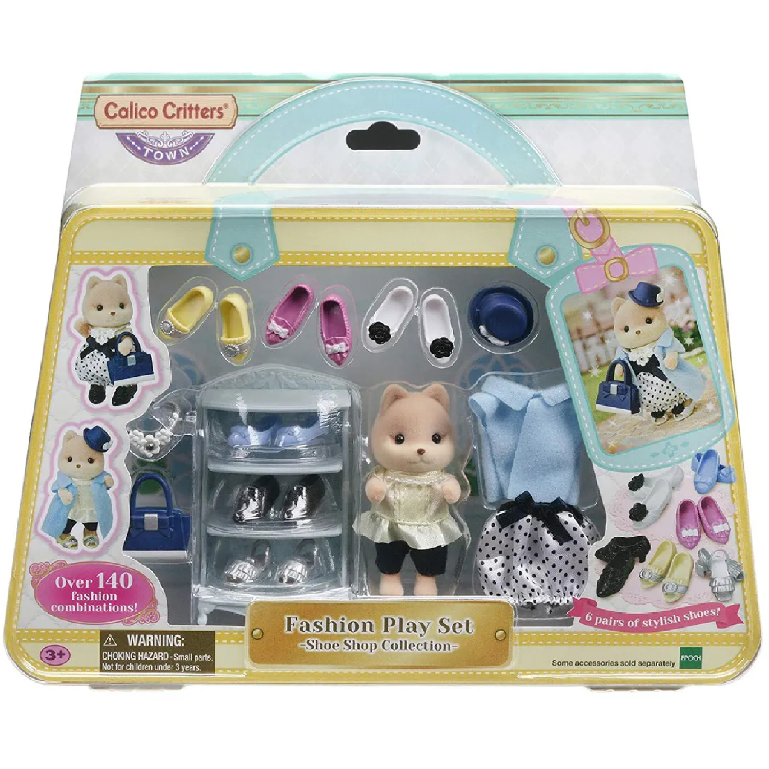 Calico Critters CC3052 Shoe Shop Collection Fashion Playset