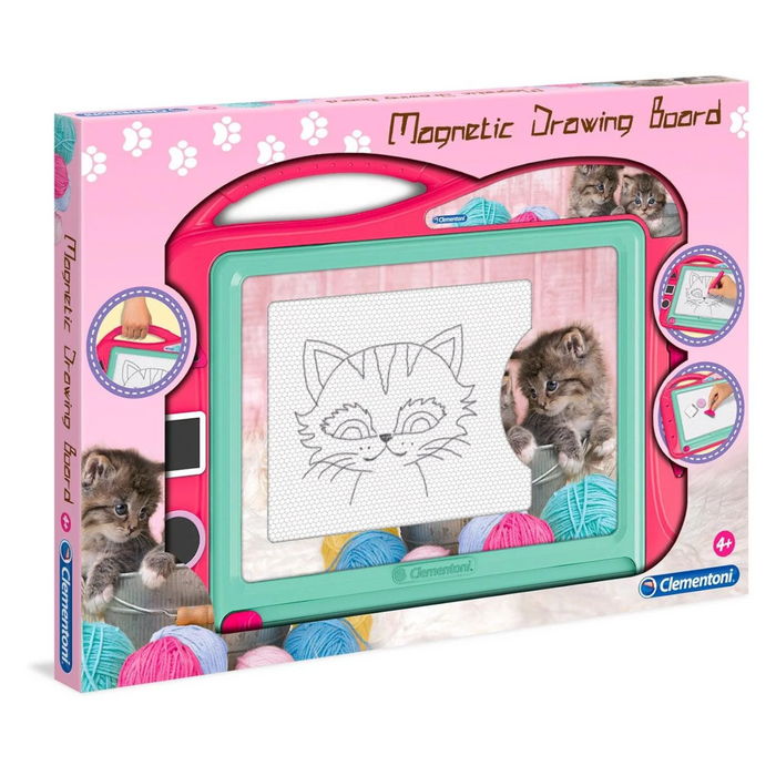 Clementoni - 18568 | Magnetic Drawing Board - Cats