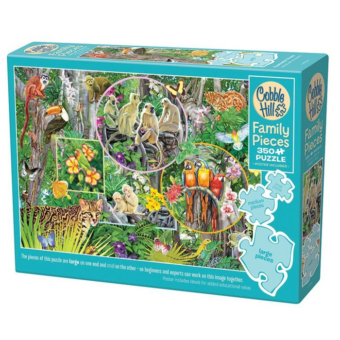 1 | Rainforest Magic - 350 Piece Family Puzzle