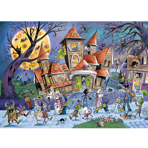 Cobble Hill - 47017 | Haunted House - 350 Piece Family Puzzle