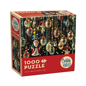 Cobble Hill - 57206 | Christmas Ornaments 1,000 Piece Modular Puzzle