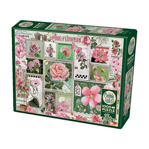 Cobble Hill - 80042 | Pink Flowers - 1000 Piece Puzzle